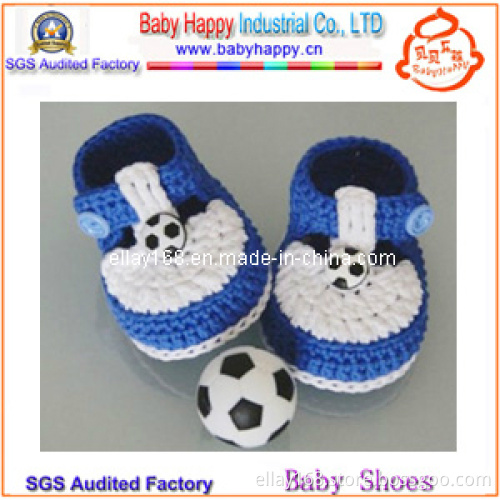 Fancy Fabric Shoes Baby Crochet